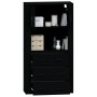 Aparador alto madera contrachapada negro de vidaXL, Aparadores - Ref: Foro24-3185384, Precio: 183,63 €, Descuento: %