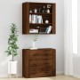 Aparador alto madera contrachapada marrón roble de vidaXL, Aparadores - Ref: Foro24-3185398, Precio: 151,10 €, Descuento: %