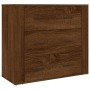 Aparador alto madera contrachapada marrón roble de vidaXL, Aparadores - Ref: Foro24-3185398, Precio: 151,10 €, Descuento: %