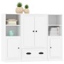 Aparadores altos 3 piezas madera contrachapada blanco de vidaXL, Aparadores - Ref: Foro24-3185319, Precio: 217,01 €, Descuent...
