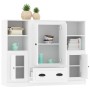 Aparadores altos 3 piezas madera contrachapada blanco de vidaXL, Aparadores - Ref: Foro24-3185319, Precio: 217,01 €, Descuent...