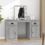 Sonoma gray LED dressing table 130x50x132.5 cm by vidaXL, Bedroom Dressers - Ref: Foro24-3185349, Price: 167,26 €, Discount: %