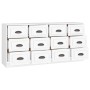 Aparadores 2 piezas madera contrachapada blanco de vidaXL, Aparadores - Ref: Foro24-3185279, Precio: 211,82 €, Descuento: %