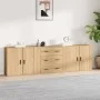 Sideboards 3 pieces sonoma oak plywood by vidaXL, Sideboards - Ref: Foro24-3185402, Price: 263,90 €, Discount: %