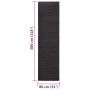 Alfombra de sisal para rascador negro 80x300 cm de vidaXL, Accesorios de muebles para gatos - Ref: Foro24-3203437, Precio: 12...