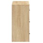Aparadores 2 piezas madera contrachapada color roble sonoma de vidaXL, Aparadores - Ref: Foro24-3185410, Precio: 189,76 €, De...