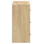 Aparadores 2 piezas madera contrachapada color roble sonoma de vidaXL, Aparadores - Ref: Foro24-3185410, Precio: 186,87 €, De...