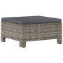 Set de muebles de jardín 9 pzas y cojines ratán sintético gris de vidaXL, Conjuntos de jardín - Ref: Foro24-3187268, Precio: ...