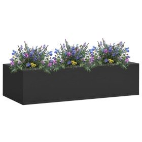 Caja de flores de oficina de acero gris antracita 90x40x23 cm en Macetas y jardineras | Comprar online en Foru.es