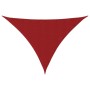 Toldo de vela triangular tela Oxford rojo 4x4x5,8 m en Sombrillas | Comprar online en Foru.es