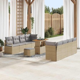 Conjunto de sofá de jardín Beige y Gris Claro 90 x 55 x 71 cm en Sofás de exterior | Comprar online en Foru.es