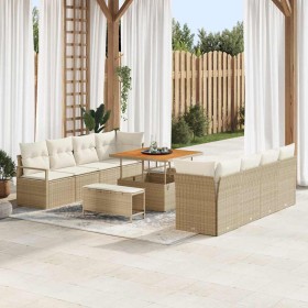Conjunto de sofá de jardín Beige y Crema 100 x 100 x 71 cm en Sofás de exterior | Comprar online en Foru.es