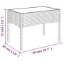 Set de muebles de jardín 4 pzas y cojines ratán sintético gris de vidaXL, Conjuntos de jardín - Ref: Foro24-319501, Precio: 1...