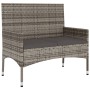 Banco de jardín de 2 plazas con cojines ratán sintético gris de vidaXL, Bancos de jardín - Ref: Foro24-319489, Precio: 85,31 ...