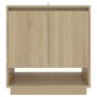 Aparador de madera contrachapada roble Sonoma 70x41x75 cm de vidaXL, Aparadores - Ref: Foro24-809542, Precio: 72,37 €, Descue...