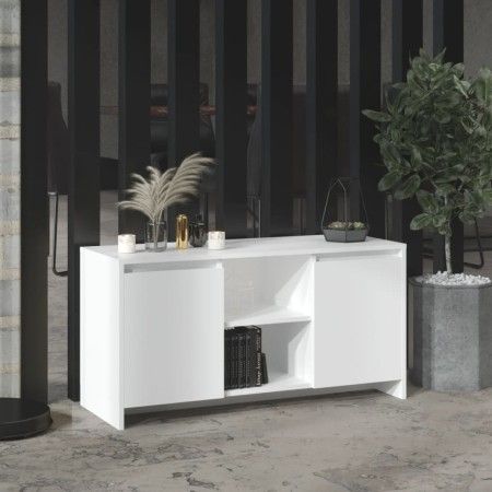Mueble para TV madera contrachapada blanco 102x37,5x52,5 cm de vidaXL, Muebles TV - Ref: Foro24-809791, Precio: 92,34 €, Desc...