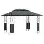 Cenador con tejado acero gris antracita 400x300x270 cm de vidaXL, Carpas y cenadores - Ref: Foro24-360142, Precio: 243,10 €, ...
