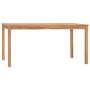 Conjunto de comedor de jardín de 5 piezas, 160 x 80 cm, madera maciza de teca en Conjuntos de jardín | Comprar online en Foru.es