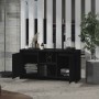 Mueble para TV madera contrachapada negro 102x37,5x52,5 cm de vidaXL, Muebles TV - Ref: Foro24-809792, Precio: 78,46 €, Descu...