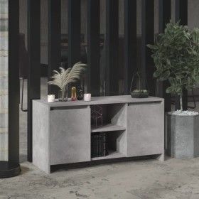 Mueble de TV madera contrachapada gris hormigón 102x37,5x52,5cm de vidaXL, Muebles TV - Ref: Foro24-809795, Precio: 68,68 €, ...