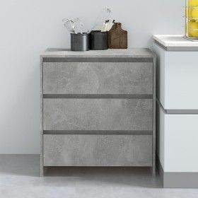 Aparador de madera contrachapada gris hormigón 70x41x75 cm de vidaXL, Aparadores - Ref: Foro24-809750, Precio: 80,96 €, Descu...