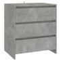 Aparador de madera contrachapada gris hormigón 70x41x75 cm de vidaXL, Aparadores - Ref: Foro24-809750, Precio: 80,96 €, Descu...