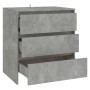 Aparador de madera contrachapada gris hormigón 70x41x75 cm de vidaXL, Aparadores - Ref: Foro24-809750, Precio: 80,96 €, Descu...