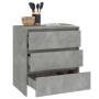 Aparador de madera contrachapada gris hormigón 70x41x75 cm de vidaXL, Aparadores - Ref: Foro24-809750, Precio: 80,96 €, Descu...