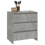 Aparador de madera contrachapada gris hormigón 70x41x75 cm de vidaXL, Aparadores - Ref: Foro24-809750, Precio: 80,96 €, Descu...