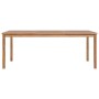 Conjunto de comedor de jardín de 7 piezas, 200 x 100 cm, madera maciza de teca en Conjuntos de jardín | Comprar online en Foru.e