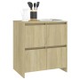 Aparador de madera contrachapada roble Sonoma 70x41x75 cm de vidaXL, Aparadores - Ref: Foro24-809767, Precio: 83,70 €, Descue...