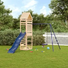 Parque infantil de exterior madera maciza de pino de vidaXL, Columpios y estructuras de juegos - Ref: Foro24-3156928, Precio:...