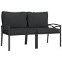 Juego de muebles de jardín 7 piezas acero con cojines gris de vidaXL, Conjuntos de jardín - Ref: Foro24-3187947, Precio: 614,...