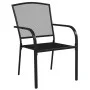 Juego de comedor de jardín 7 piezas acero gris antracita de vidaXL, Conjuntos de jardín - Ref: Foro24-3187973, Precio: 475,84...