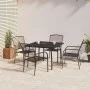 Juego de comedor de jardín 5 piezas acero gris antracita de vidaXL, Conjuntos de jardín - Ref: Foro24-3187968, Precio: 290,58...