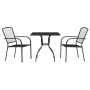 Juego de comedor de jardín 3 piezas acero gris antracita de vidaXL, Conjuntos de jardín - Ref: Foro24-3187965, Precio: 204,97...