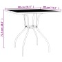 Juego de comedor de jardín 3 piezas acero gris antracita de vidaXL, Conjuntos de jardín - Ref: Foro24-3187965, Precio: 215,65...
