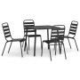 Juego de comedor de jardín 5 piezas acero gris antracita de vidaXL, Conjuntos de jardín - Ref: Foro24-3187988, Precio: 279,12...
