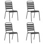Juego de comedor de jardín 5 piezas acero gris antracita de vidaXL, Conjuntos de jardín - Ref: Foro24-3187988, Precio: 279,12...