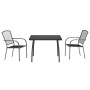 Juego de comedor de jardín 3 piezas acero gris antracita de vidaXL, Conjuntos de jardín - Ref: Foro24-3187967, Precio: 214,05...
