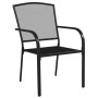 Juego de comedor de jardín 3 piezas acero gris antracita de vidaXL, Conjuntos de jardín - Ref: Foro24-3187967, Precio: 214,05...