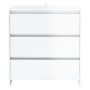Aparador de madera contrachapada blanco brillante 70x41x75 cm de vidaXL, Aparadores - Ref: Foro24-809752, Precio: 85,81 €, De...