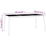 Juego de comedor de jardín 7 piezas acero gris antracita de vidaXL, Conjuntos de jardín - Ref: Foro24-3187971, Precio: 439,53...