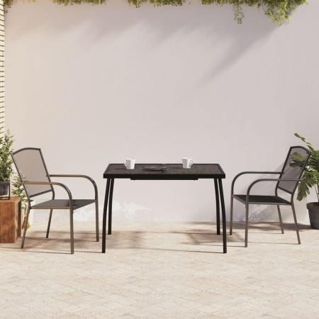Juego de comedor de jardín 3 piezas acero gris antracita de vidaXL, Conjuntos de jardín - Ref: Foro24-3187969, Precio: 211,41...