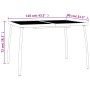 Juego de comedor de jardín 3 piezas acero gris antracita de vidaXL, Conjuntos de jardín - Ref: Foro24-3187969, Precio: 211,41...