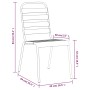 Juego de comedor de jardín 5 piezas acero gris antracita de vidaXL, Conjuntos de jardín - Ref: Foro24-3187991, Precio: 333,10...