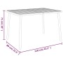 Juego de comedor de jardín 5 piezas acero gris antracita de vidaXL, Conjuntos de jardín - Ref: Foro24-3187991, Precio: 333,10...
