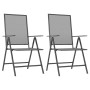 Juego de comedor de jardín 3 piezas acero gris antracita de vidaXL, Conjuntos de jardín - Ref: Foro24-3187980, Precio: 216,21...