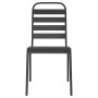 Juego de comedor de jardín 7 piezas acero gris antracita de vidaXL, Conjuntos de jardín - Ref: Foro24-3187990, Precio: 418,47...