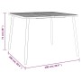 Juego de comedor de jardín 7 piezas acero gris antracita de vidaXL, Conjuntos de jardín - Ref: Foro24-3187990, Precio: 418,47...